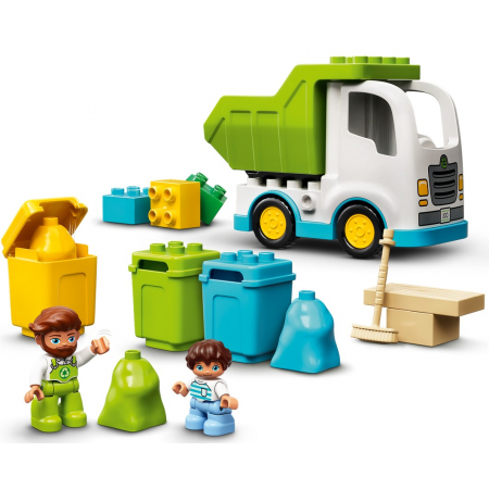 Lego Duplo 10945 Śmieciarka i recykling klocki 2+
